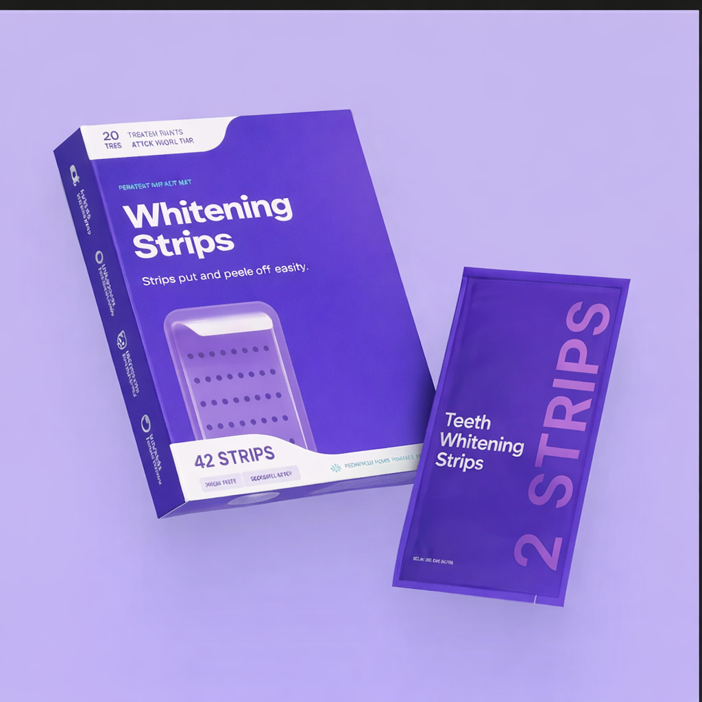 Purple Teeth Whitening Strips